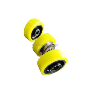 <span class=keywords><strong>Support</strong></span> <span class=keywords><strong>de</strong></span> <span class=keywords><strong>roue</strong></span> <span class=keywords><strong>de</strong></span> conduite en polyuréthane personnalisé, OEM, prix d'usine - Product Image 1