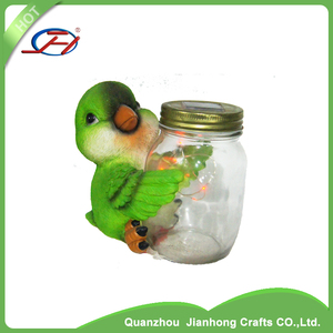 <span class=keywords><strong>Animal</strong></span> pájaro loro lcondiments almacenamiento resina Botte - Product Image 6