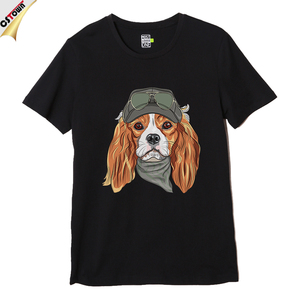 T-shirt homme, estival, avec épagneul <span class=keywords><strong>King</strong></span> <span class=keywords><strong>Charles</strong></span>, numérique, avec impression complète - Product Image 1