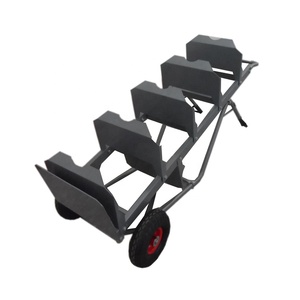 Carros plegables de acero para cubos de agua, camión de mano de carga de 200kg, cuatro ruedas, herramientas de botellas de agua de transporte personalizables OEM - Product Image 2