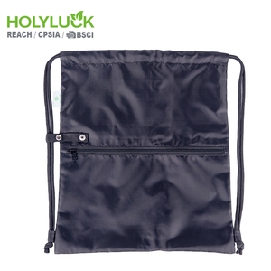 Étanche <span class=keywords><strong>Custom</strong></span> Made Noir Chaîne Petit 1 Cordon Sac À Dos Sac De Plage - Product Image 2