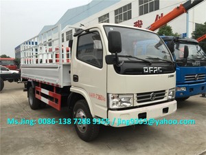 DFAC 4x2 yeni dizel sığır taşıma kamyonu 3-4T çit kargo tankı hafif kamyon bae'de satışa - Product Image 4