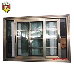 Fenêtre coulissante <span class=keywords><strong>fenetre</strong></span> en aluminium de style maison moderne à double vitrage trempé de 5mm - Product Image 3