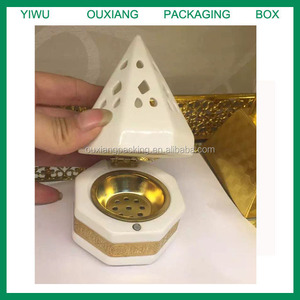 เปียโนสีขาวlacquerเสร็จสิ้นหรูหราไม้pyramideกระถางธูป - Product Image 3