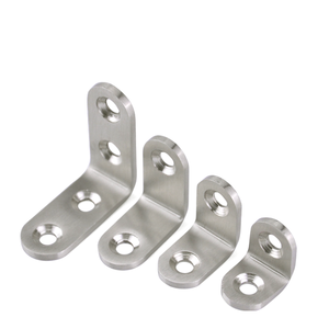 Bền Chất lượng cao thép không gỉ góc bên phải khung với kẽm kết thúc kết nối & Kệ hỗ trợ - Product Image 1