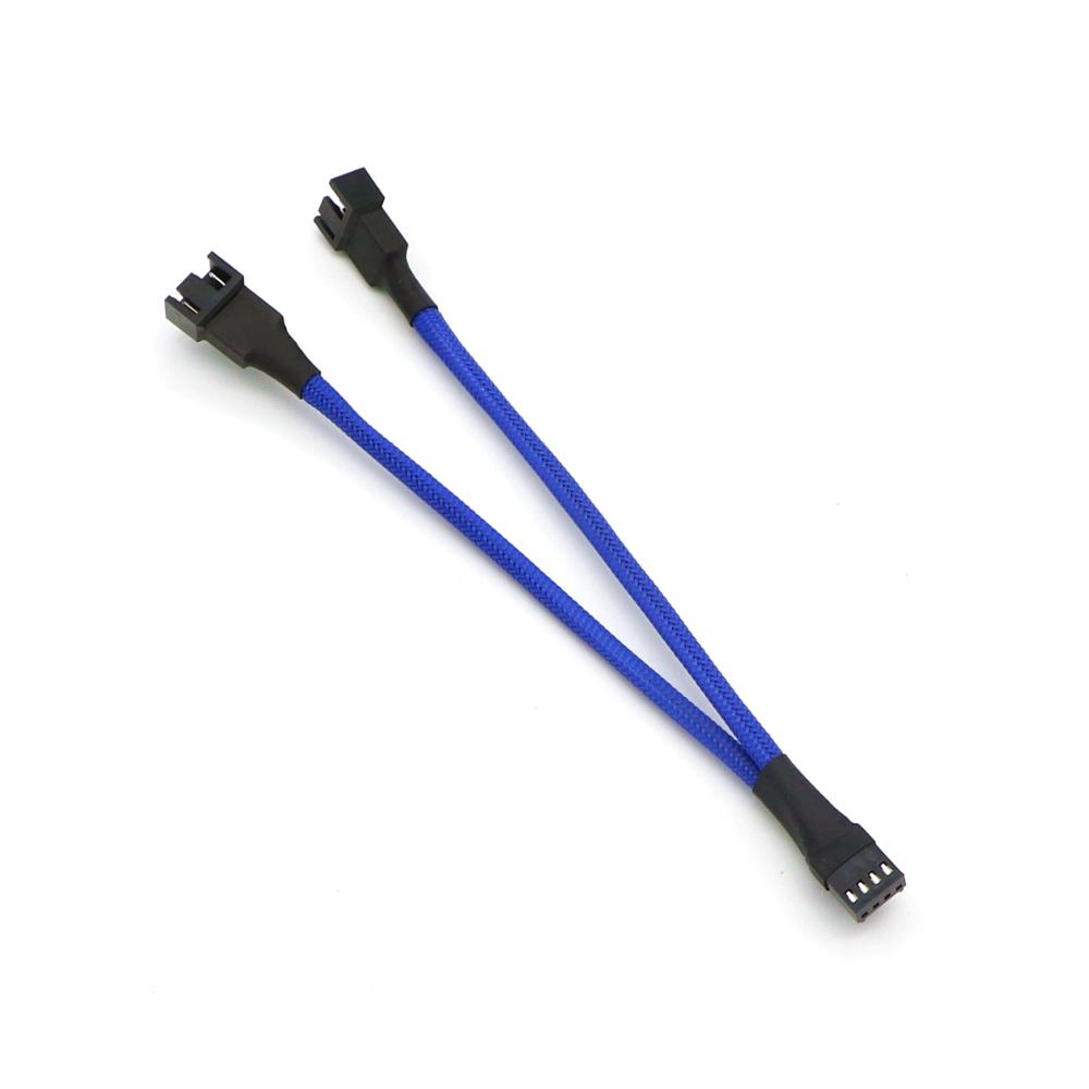 Angitu компьютер CPU вентилятор охлаждения силовые кабели Molex 2510 4pin вентилятор/pwm-разветвитель Cable-15cm