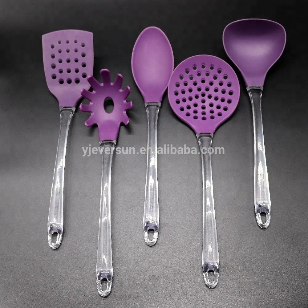 Utensílios de cozinha de nylon, conjunto de utensílios de cozinha de grau alimentício