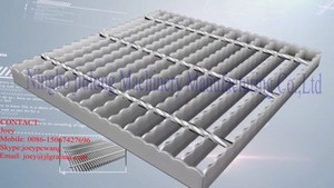 แผงตะแกรงเหล็กคาร์บอนคุณภาพสูงแบบ HDG I Bar Grating พร้อมใบรับรองมาตรฐาน <span class=keywords><strong>ISO</strong></span> ทนทานต่อการกัดกร่อน เหมาะสำหรับทางเดิน - Product Image 2