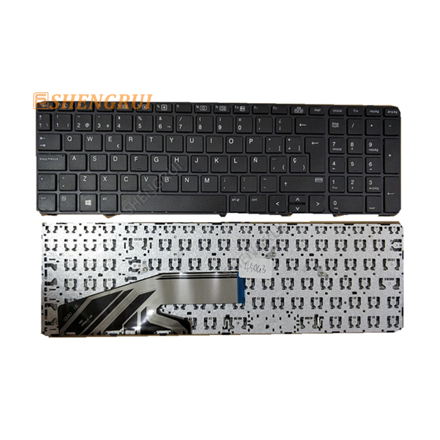 Replacement Keyboard for H P Probook 450 G3 Series Laptop with Spanish layout
