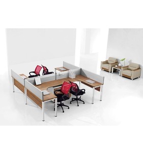 โต๊ะทำงานสำนักงานแบบโมดูลาร์สีขาวของ Haworth Furniture ราคาคุ้มค่า - Product Image 2