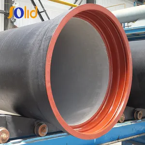 Ductile Iron Pipe Weight BSEN545 ISO2531 Standards K9 Type DI Pipe Weight Of Ductile Iron Pipe