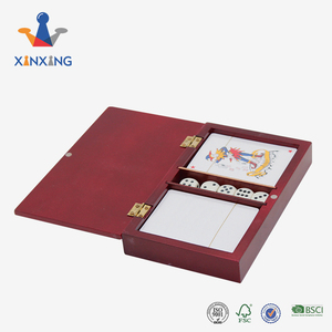 Hot-bán thẻ chơi đặt Poker đặt trò chơi trong hộp gỗ - Product Image 5