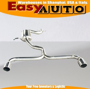 Tuyau d'échappement Catback double 2.5 "3.5" Tip FITS pour 09 10 11 12 V * W Go * lf <span class=keywords><strong>GTi</strong></span> MK6 - Product Image 2