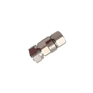 Htmicroondas-conector macho recto para Cable de alimentación Flexible, bajo precio de fábrica, PIM -150dBc 4,3-10, 1/2