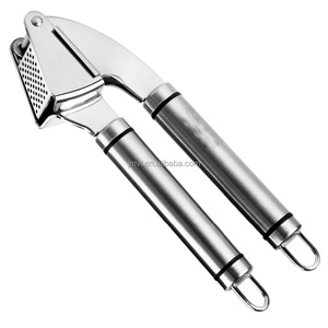 Picar el ajo y jengibre ajo prensa de <span class=keywords><strong>acero</strong></span> <span class=keywords><strong>inoxidable</strong></span> con tubo de silicona Peeler Set - Product Image 4