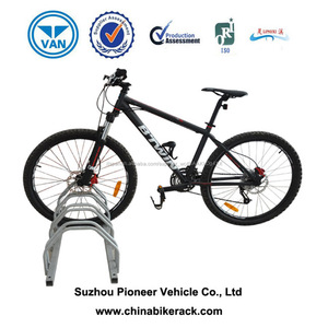Piso al aire libre montado lateral doble Aparcamiento rack <span class=keywords><strong>para</strong></span> bicicleta - Product Image 4