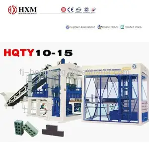 Machine de fabrication de bloc de béton de brique de béton de ciment creux HQTY10-15 à vendre