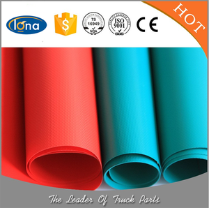 Fábrica de lona de PVC de 550G al por mayor, LONA DE PVC brillante/mate colorida de Bache/Tela de tienda utilizada <span class=keywords><strong>para</strong></span> cubiertas de camiones, tiendas de campaña - Product Image 3