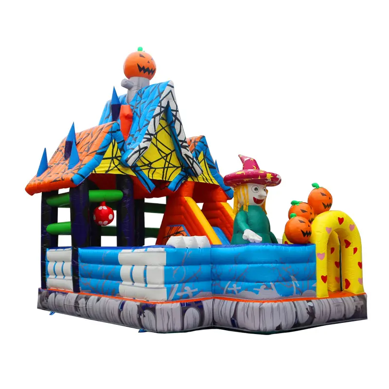 2019 Tốt Nhất Bán Halloween Điên Vui Vẻ Inflatable Bouncer, Trả Lại Thay Đổi Thất Thường Lâu Đài Inflatable