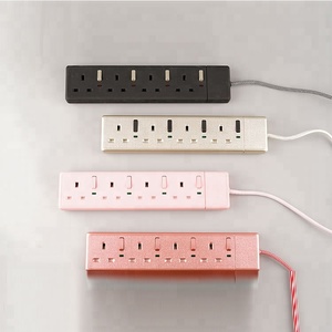 WK UK UAE Mở Rộng Điện Dẫn 4 Băng Đảng Chuyển Đổi Dải Điện Với Nối Đất 3 Chân Cắm Và Ổ Cắm - Product Image 2