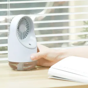 Commercio All'ingrosso della fabbrica di Acqua A Spruzzo di Raffreddamento Portatile Da Tavolo Ventilatore della Foschia Scrivania Elettrico Ricaricabile USB Mini Ventilatore