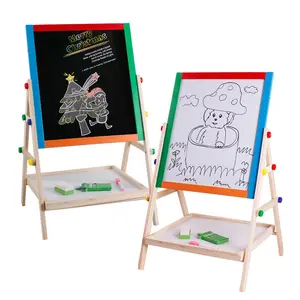 FQ marque écriture tableau magnétique bois dessin stand pliable chevalet noir craie conseil pour enfants