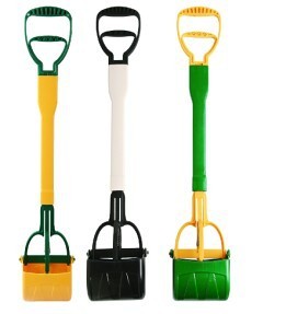 Pelle à crottes pour chiens, plateau à crottes pour chiens et ensemble de râteaux, pelle d'élimination des déchets pour animaux de compagnie avec longues poignées sectionnelles réglables en acier inoxydable - Product Image 2