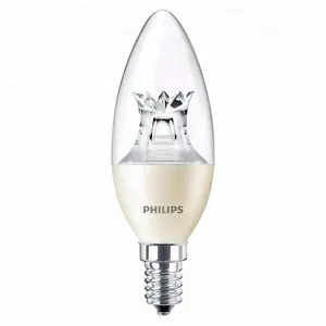 Philips lâmpada led 4w, ledcandle dt 4-25w e14 827 b38 cl_ap philips led