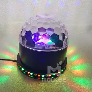 LED2in1マジックボールステージライトLEDフライングソーサーマジックボールライトクリスタルステージボールライト