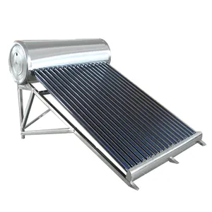 Best Selling Stock Stainless Steel Tank Sunny 200 Liter Non Pressure Water Heaters Solar Energy No Pressure Solar Water Heater