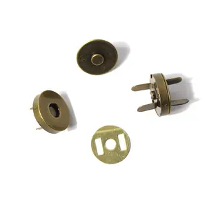 wholesale 19 mm 20mm clothing garment metal brass closure magnetic snaps button