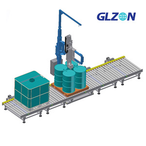 Tự động GZM-1000 4 trống trên pallet 1000kg trọng lượng trạm xăng - Product Image 2
