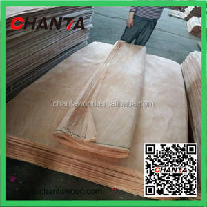 Naturel 4 * 8 0.3 mm <span class=keywords><strong>bois</strong></span> visage / retour okoumé placage pour contreplaqué et porte visage - Product Image 3