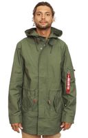 Shero Olivgrüne Herren-Winterjacke Fishtail-Parka Taktische Olivgrüne Canvas-Stoff Stehkragen Unisex Gehäkelte Winterjacke für Männer