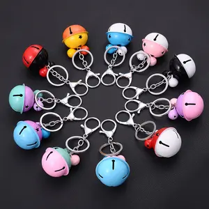 (Khuyến Mãi) Giá Thấp Đôi Màu Cưới Chuông Keychain Cho Ví Điện Thoại Trang Trí