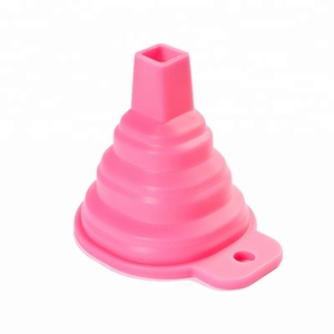 Mini <span class=keywords><strong>entonnoir</strong></span> pliable en caoutchouc et Silicone, de qualité alimentaire, pour cuisine, 100% - Product Image 3