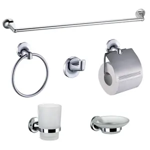 Stainles Steel 304 Bathroom Accessory Sets Hotel Toilet Accessories 11  Piece Bathroom Set