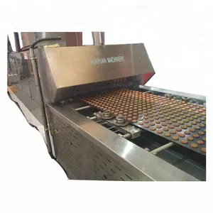 HY-1000出厂价格全自动双色/三色/线切割饼干制造机生产线