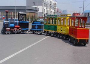 Nuevos cabritos de la llegada paseo sin caminos tren eléctrico tour tren venta - Product Image 3