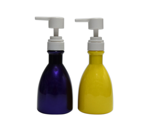 <span class=keywords><strong>Jaune</strong></span> violet 350 ml PET bouteille de désinfectant pour les mains bouteille de shampoing Emballage en plastique contenant cosméti - Product Image 2