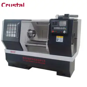 Máquina de torno CNC de cama plana, alta resistencia, CK6150T