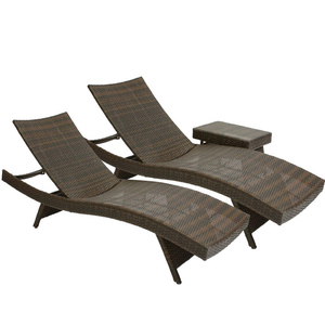 Al aire libre junto a la piscina plegable <span class=keywords><strong>de</strong></span> mimbre <span class=keywords><strong>tumbona</strong></span> - Product Image 2