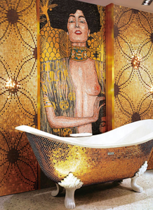 Modello moderno di <span class=keywords><strong>pittura</strong></span> decorativa di mattonelle murali di mosaico della parete interna di Hasin con la soluzione di progettazione grafica caratteristica del Parquet - Product Image 2