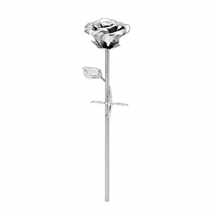 Modern Rose Flower-Shaped Stainless Steel Memorial Locket &amp; Pet <strong>Casket</strong> Urn <strong>for</strong> Small Animals <strong>Ashes</strong> Durable Eco-Friendly Keepsake - Product Image 1