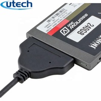 Nouvel adaptateur USB3 SATA 2026 – Câble SATA 2,5 pouces vers USB 3.0, 22 broches (7+15) pour HDD/SSD, compatible UASP Serial ATA III