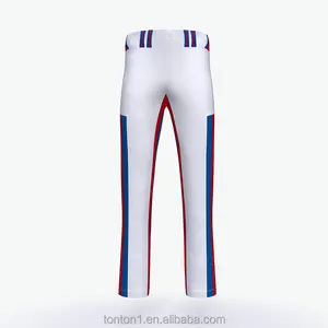 Personnalisé sublimation imprimé pantalons de baseball, sublimation de softball pantalon pour l'équipe 5xl pantalon de baseball