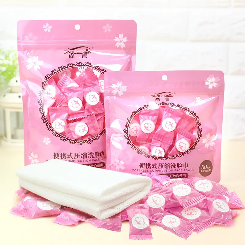 Compressed mini magic tissue coin towel, compressed towel for outdoor travel