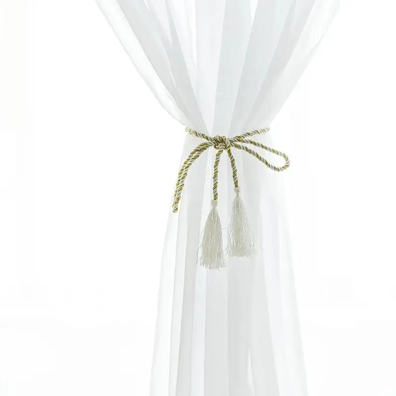 Decoratie Textiel Voile Sheer Goedkope Gordijn Stof