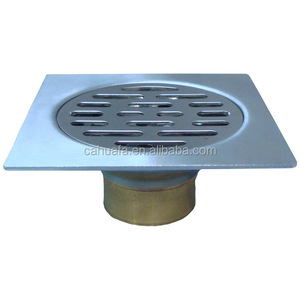ฝาปิดท่อระบายน้ำสแตนเลสขนาด 4 นิ้ว พร้อมซีลน้ำทองเหลือง - Product Image 1