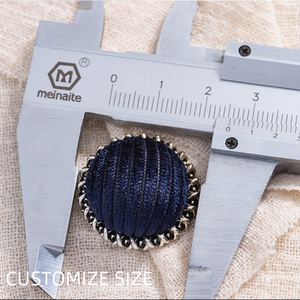 Oeko Tex Standard Clothes <span class=keywords><strong>Shank</strong></span> Button Tecido Vintage Coberto Botões Canadá - Product Image 5